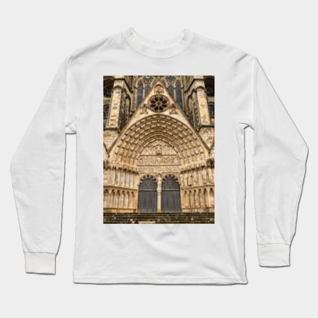 Cathedrale Saint-Etienne Long Sleeve T-Shirt by Femaleform